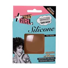 Adesivo de Silicone That Girl Reutilizável para Seios Pele Negra 1 Par