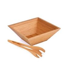 Conjunto Para Salada Em Bambu - 2 Peças