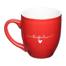 Caneca Porcelana Lamour Hauskraft Vermelha 300 ml