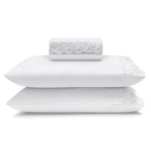 Jogo de Cama Microfibra Sonata Renda Janer Buettner