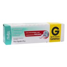 Clotrimazol 10mg/g Creme Dermatológico 20g Medley Genérico