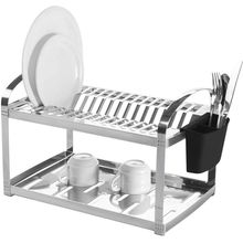 Escorredor Louça Para 16 Pratos Com Porta Talheres Brinox