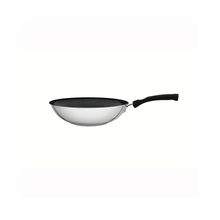 Wok Solar Silicone em Inox com Fundo Triplo Antiaderente 28cm - Tramontina