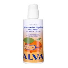 Sabonete Líquido Vegano Infantil Laranja Doce e Baunilha Alva 250ml