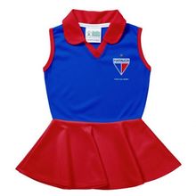 Vestido Bebê Fortaleza Tricolor Oficial Torcida Baby