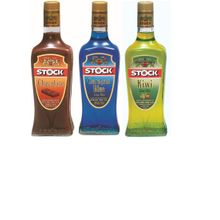 Kit Licores Stock - Curaçau Blue, Chocolate e Kiwi 720ml Cd