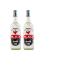 Kit Cachaça Seleta Prata 1000ml 2 unidades
