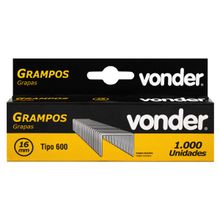 Kit 2000 Grampos 16mm Para Grampeador Elétrico Vonder Gpe916