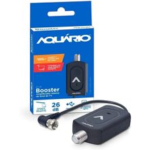 Booster Aquario Amplificador Interno De Sinal Tv Digital Hdtv Uhf Vhf BT-26