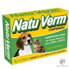Natu Verm Comprimido - 4 comprimidos