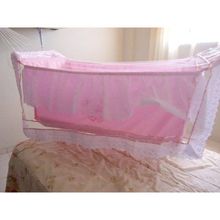 Rede Berço Rosa Para Bebes Ate 1 Ano