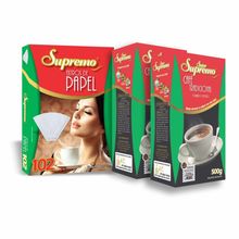 Filtro Supremo Descartável 102 E 01 Kg Café Tradicional