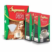 Filtro Supremo Papel 103 E 01 Kg Café Tradicional