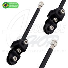 Antena Corta Pipa Moto Retrátil Retrovisor Inox 9/12 Pt HRP6