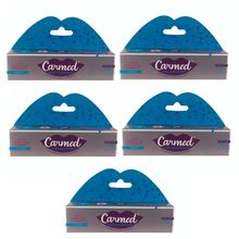 Kit com 5 Hidratante Reparador Labial Com Acido Hialurônico Carmed Cimed 10g