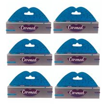 Kit com 6 Hidratante Reparador Labial Com Acido Hialurônico Carmed Cimed 10g
