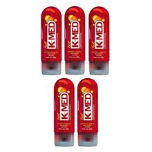 Kit com 5 K-Med Hot  Cimed 200g Gel lubrificante