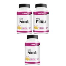 Kit com 3 Óleo de Prímula Beleza e A Saúde da Mulher Duom 120 Cápsulas