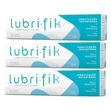 kit 3x Gel Lubrificante Íntimo Lubrifik Cimed 50g Prazer Sexual