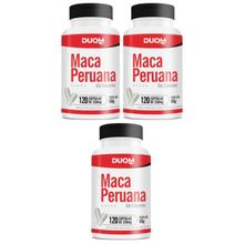 Kit com 3 Maca Peruana Com Picolinato de Cromo 120 Cápsulas - Duom