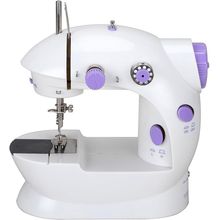 Mini Máquina de Costura Portátil Bivolt Com Pedal