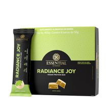 Radiance Joy Barra de Proteína Mystic Lemon Vegana 50g Essential Nutrition 8 Unidades