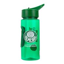 Garrafa Plástico Com Canudo 700ml Palmeiras Oficial