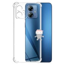 Capa Transparente Para Moto G54 Flexível Qualidade