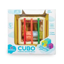 Brinquedo Infantil Cubo Formas Geométricas Polibrinq BB3014