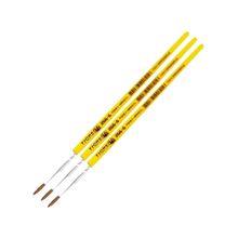 Kit 3x Pincel Redondo Pelo Ponei 266-6