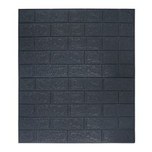 Placa Decorativa 3D 70X77CM Preta