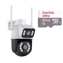 Câmera Importada Wi-fi Smart Lente Dupla Externa Cartão de Memória 64gb