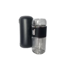 Garrafa Vidro com Infusor e Case para Chá Ah! Natu
