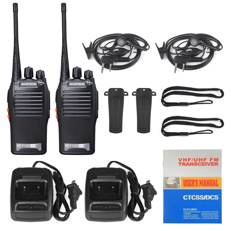 Radio Comunicador Walk Talk Baofeng Bf-777s + Fone De Ouvido