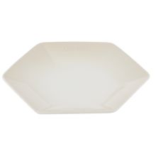 PRATO LE CREUSET HEXAGON RASO EM CERÂMICA 16CM MERINGUE 60229167160014