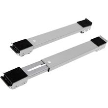 Suporte Carrinho Base Rodinhas Ajustável Geladeira Armário Máquina Lavar Móveis Reforçado Lava-louças Fogão