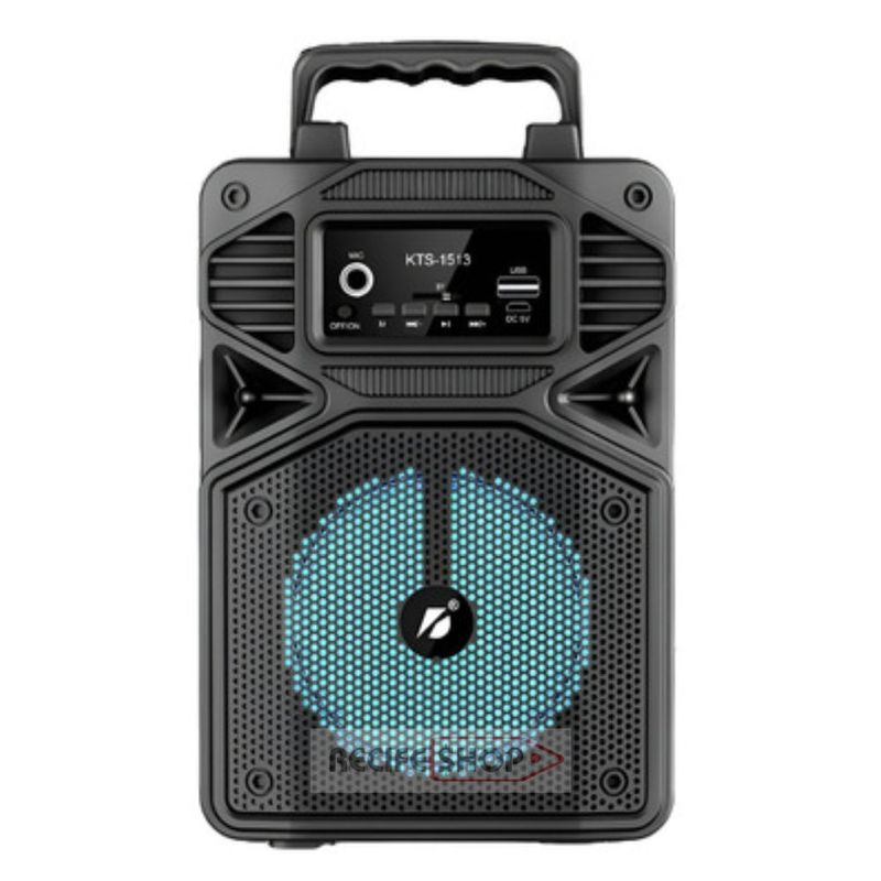 KTS-1513 Caixa Som Bluetooth Microfone Karaoke Portátil Alta