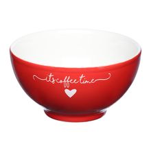 Bowl Porcelana Redondo Lamour Hauskraft Vermelho 440 ml