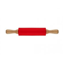 Rolo Para Massa 20cm Carol Fiorentino Vermelho - Yazi