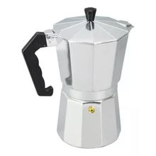 Cafeteira Italiana Expresso  Faz 9 Xícaras Café Cinza Aluminio