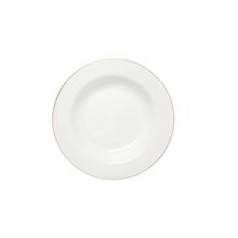 Prato Fundo de Porcelana Royal Branco 22 cm