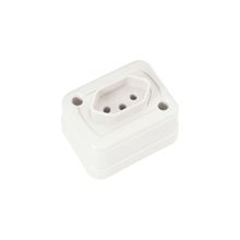 Tomada de Sobrepor 2P+T 10 A 250 V Tramontina Branco