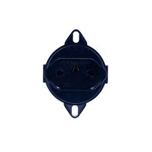 Tomada 2P+T Tramontina 10 A 250 V Preta