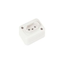 Tomada de Sobrepor 2P+T 10 A 250 V Tramontina Branco embalagem Flow Pack