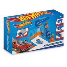 Mesa Projetora Infantil Hot Wheels com 24 Desenhos - Multikids