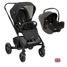 Kit Travel system Carrinho Chrome Shale + Bebê conforto iSnug- Joie