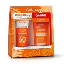 Actine Protetor Solar Color  Fps60 40g+Ganhe Gel Limpeza 40ml
