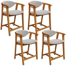 Kit 04 Banquetas Baixa Para Cozinha Sala Jantar Bancada Cecília L02 Bouclê Cinza - Lyam Decor