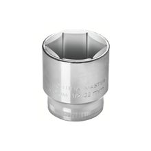 Soquete Sextavado 19 mm encaixe 1/2 Tramontina MASTER em Aço Cromo Vanádio com Acabamento Cromado