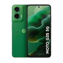 Smartphone Motorola Moto G35 5G Verde, 128GB, 12GB RAM Boost, Processador Octa-Core, Câmera Traseira 50MP + 8MP, Selfie de 16MP e Tela de 6.7"